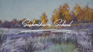 Урок рисования пастелью. Первые заморозки.