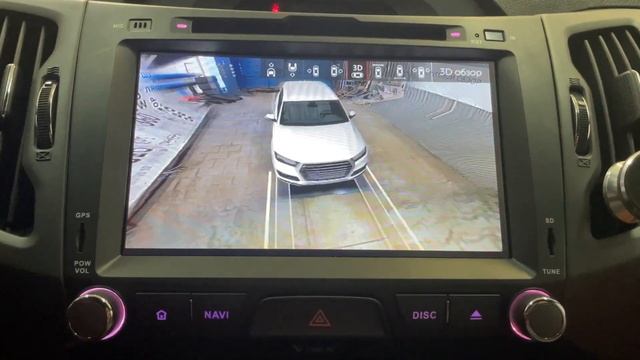 3D система кругового обзора для KIA Sportage смотреть онлайн