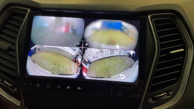 3D система кругового обзора для Hyundai Santa Fe смотреть онлайн