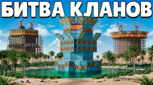 БИТВА КЛАНОВ! УНИЧТОЖЕНИЕ САМОГО ОПАСНОГО РАЙОНА в Раст Rust!