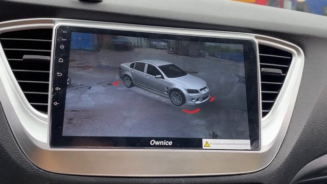 Android магнитола со встроенным 3D круговым обзором для Hyundai Solaris смотреть онлайн
