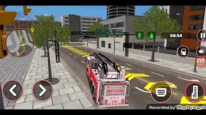 Игра пожарный: пожарная машина