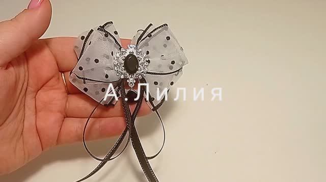 МК бантиков из органзы 3,8 см 🤩 Мастер класс бантиков смотреть онлайн