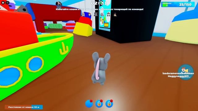КОШКИ ПРОТИВ МЫШЕК В РОБЛОКСЕ! смотреть онлайн