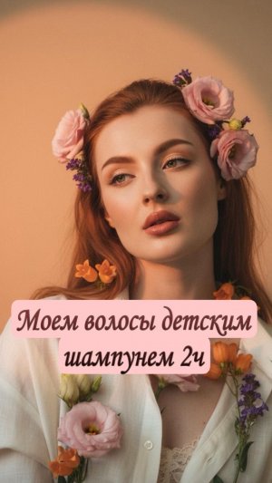 Моем волосы детским шампунем 2ч 🧴