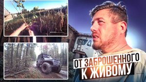 От заброшенного к живому: Вездеход, саженцы и ремонт избы!