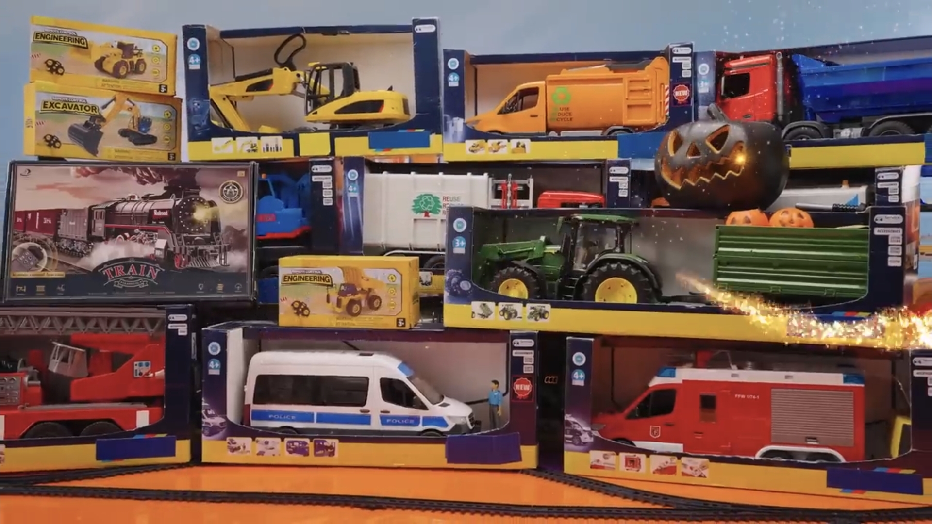 Игрушки машинки и грузовики смотреть онлайн