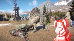 Зоопарк с динозаврами посетил желейный пёс Стасик