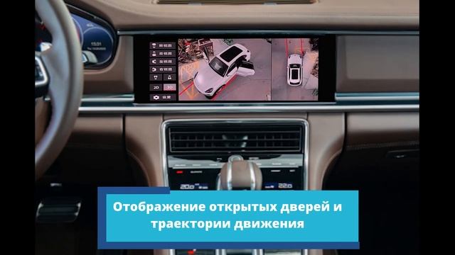 3D система кругового обзора для Porsche Cayenne и Macan смотреть онлайн