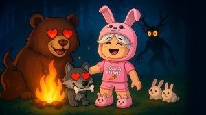 😱ПРИРУЧИЛ ВСЕХ ЖИВОТНЫХ В 99 НОЧЕЙ В ЛЕСУ | ЧЕЛЛЕНДЖ 😍