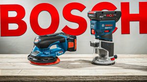 ГОДНОТА от BOSCH | Шлифмашина GEX 18V-150-3 | Фрезер GKF18V-8