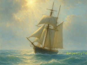 Песня «Белеет парус одинокий» на стихи М. Лермонтова  (AI)