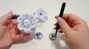 МК бантиков из ролика 5🤍🤍🤍 Мастер класс бантиков