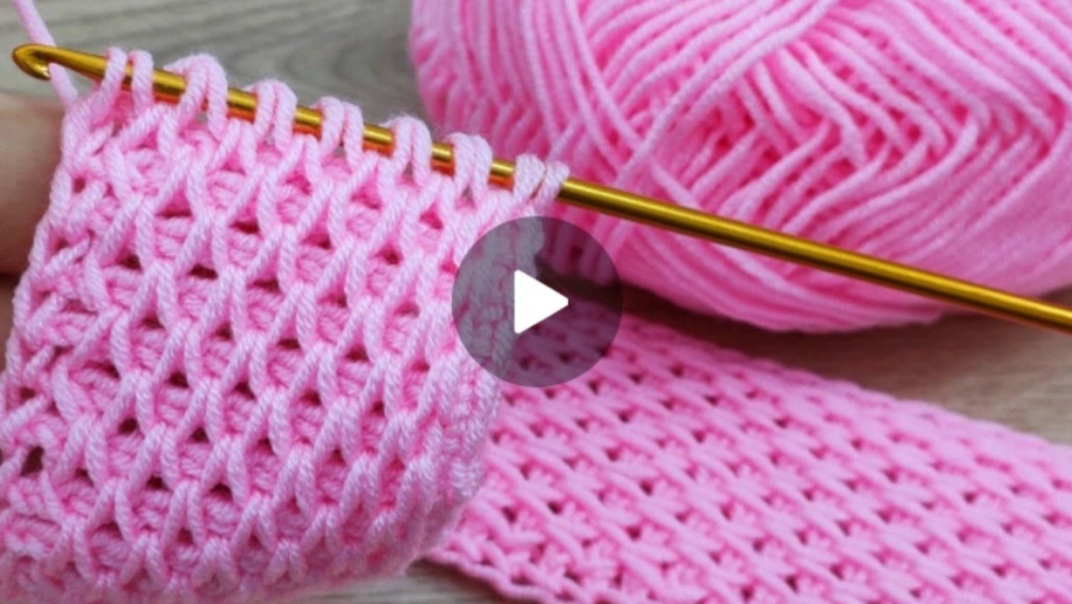 Повязка на голову в тунисской технике вязания крючком #вязаниекрючком #всевжизнисвязано смотреть онлайн