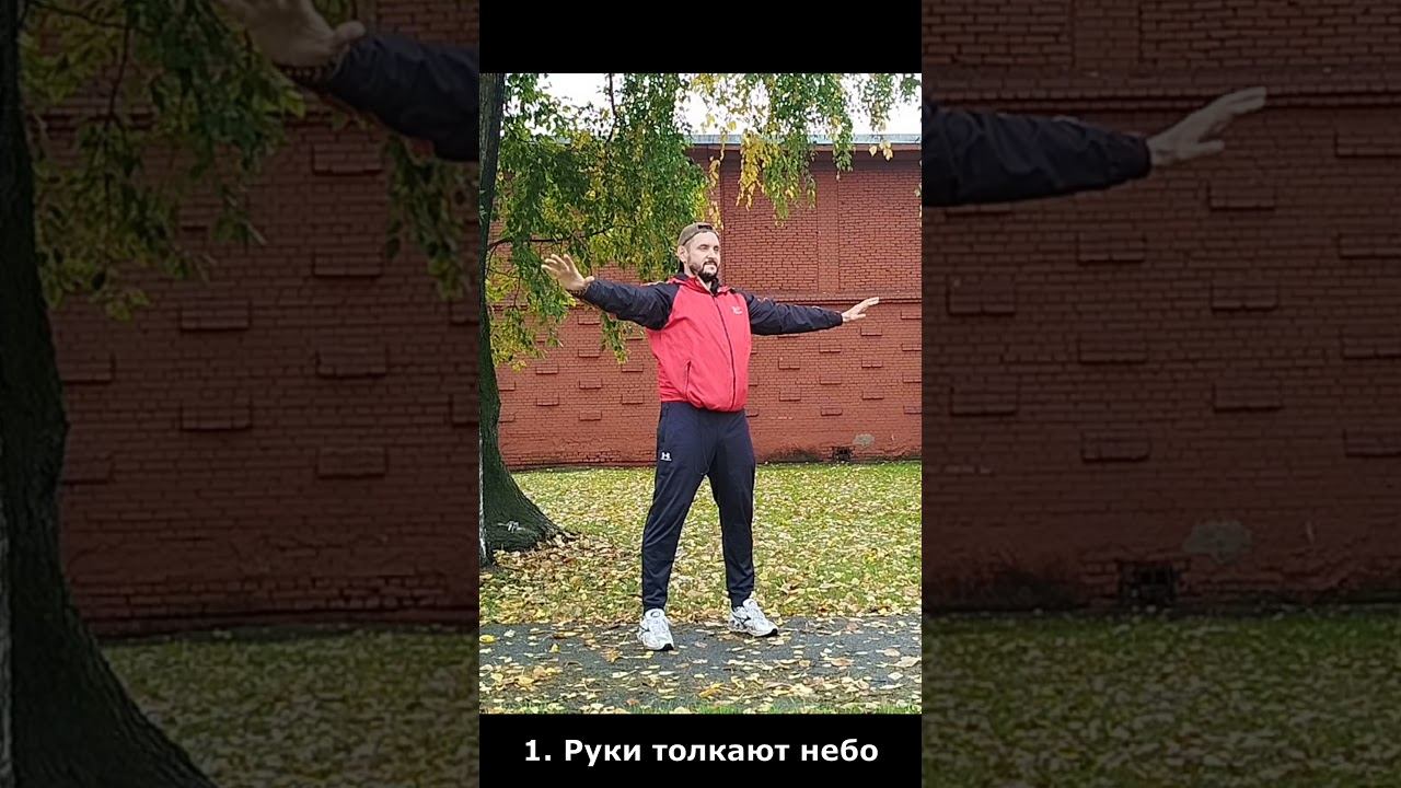 Руки толкают небо. Цигун по утрам