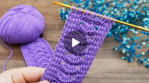 Повязка на голову в тунисской технике вязания крючком #вязаниекрючком #всевжизнисвязано