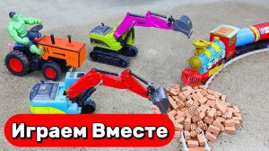 МУЛЬТИКИ ПРО СТРОИТЕЛЬНЫЕ МАШИНКИ И СУПЕРГЕРОЕВ ДЛЯ ДЕТЕЙ 🚚 СТРОИМ ВМЕСТЕ С ХАЛКОМ