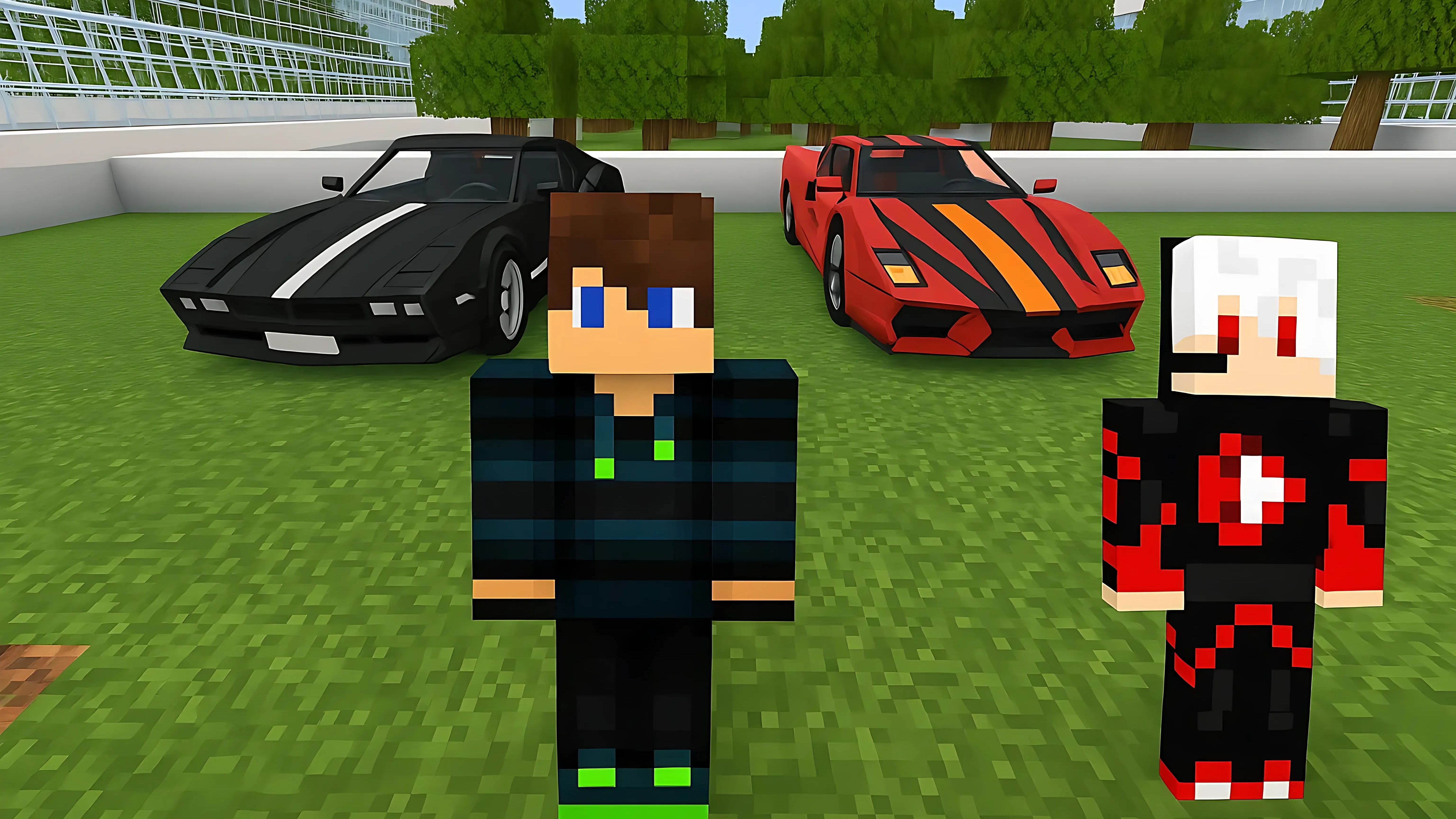 Лесная гонка 2-Серия с другом в Майнкрафт {Белчёнок™}