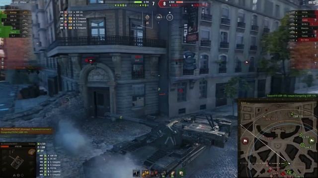 [Fermani wot] Батя показал как надо играть! Взвод 3х Kranvagn попали на карту Париж и вот что вышло смотреть онлайн