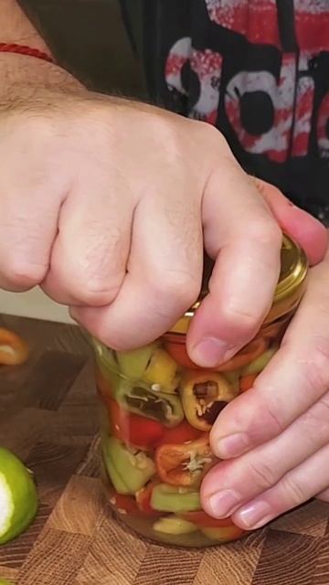 острый маринованный перец 🌶