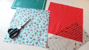 Удивительный трюк с квадратами! Ускоренная схема шитья. Хитрости пэчворка, разрезалки.