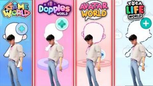 КАК СОЗДАТЬ ДЖИНУ из K-POP DEMON HUNTERS в 4Gameplay! ⚡️ Точная копия в Avatar World, Dopples, Toca