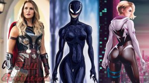 Топ 10 Женских Версий СуперГероев !
