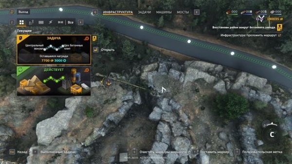 RoadCraft Прохождение 157 (Загрязнение) Продолжаю допиливать маршрут и крановые работы в центре