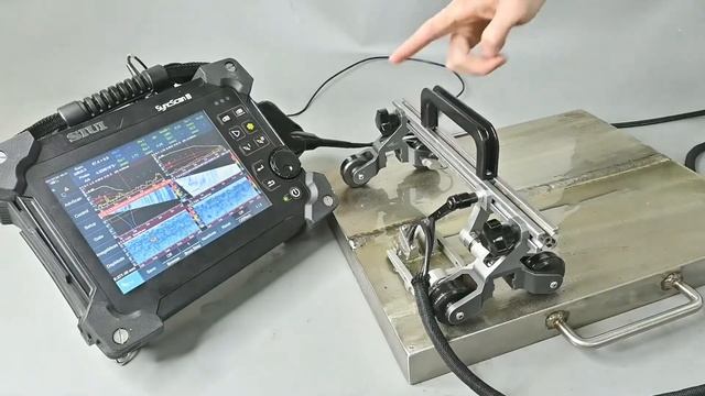 Dual Matrix Array Probe for Austenitic Plate Weld with Crawler TSE смотреть онлайн