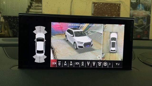 3D система кругового обзора для Audi Q7 смотреть онлайн