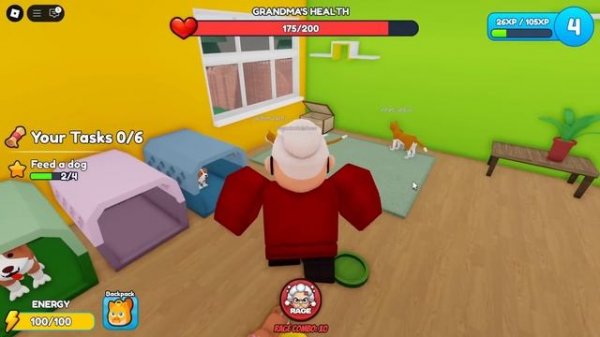 КОТЫ ПРОТИВ БАБУЛИ! Roblox Cat vs Grandma