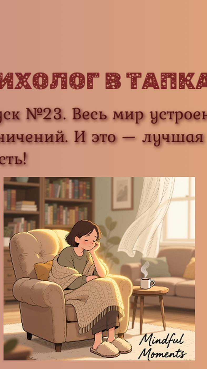 Весь мир устроен из ограничений. И это — лучшая новость.