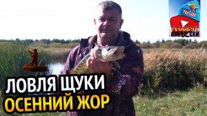 ✔ Рыбалка с лодки на реке осенью на спиннинг. Начался жор щуки. Вторая серия моей рыбалки.