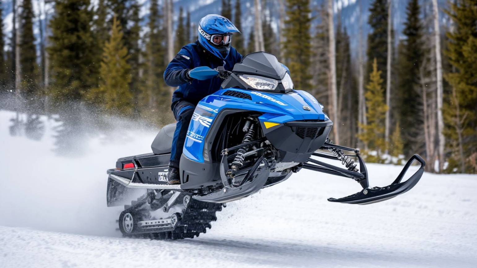 КАСКАДЁРЫ НА СНЕГОХОДАХ