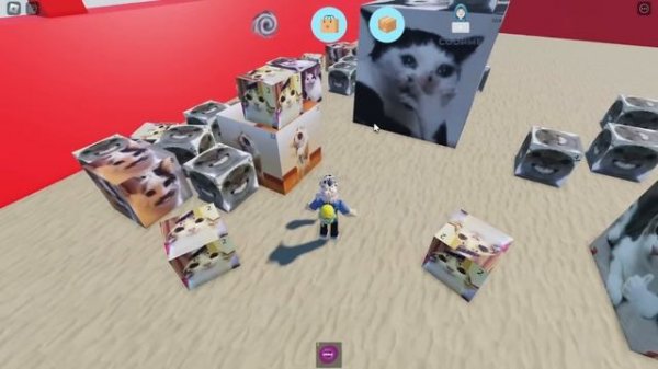 СОЕДИНЯЕМ МЕМНЫХ КИСИКОВ! Roblox Merge 2048 Cat