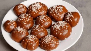 Быстрый шоколадный десерт без выпечки за 15 минут 🍫🥥