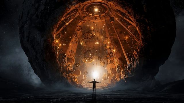 Cathedral Of Reversed Time ⛪️ 2-Hour Cosmic Ambience ｜ Asteroid Carved ｜ Star System Cogs ｜ Sci-Fi