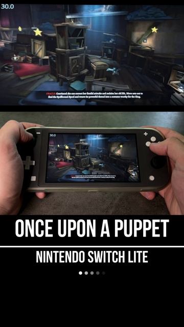 Once Upon A Puppet Nintendo Switch Lite Gameplay смотреть онлайн