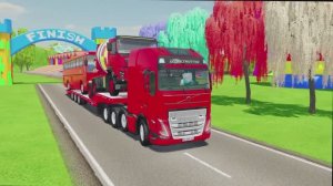 МУЛЬТФИЛЬМ. Автовоз перевозит МАШИНКИ. Мультик про МАШИНЫ. Детское занимательное видео с машинками.