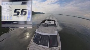 Ходовые испытания лодки Салют 585 НТ с мотором Yamaha 150 л.с. и стальным винтом 13 3/4 19