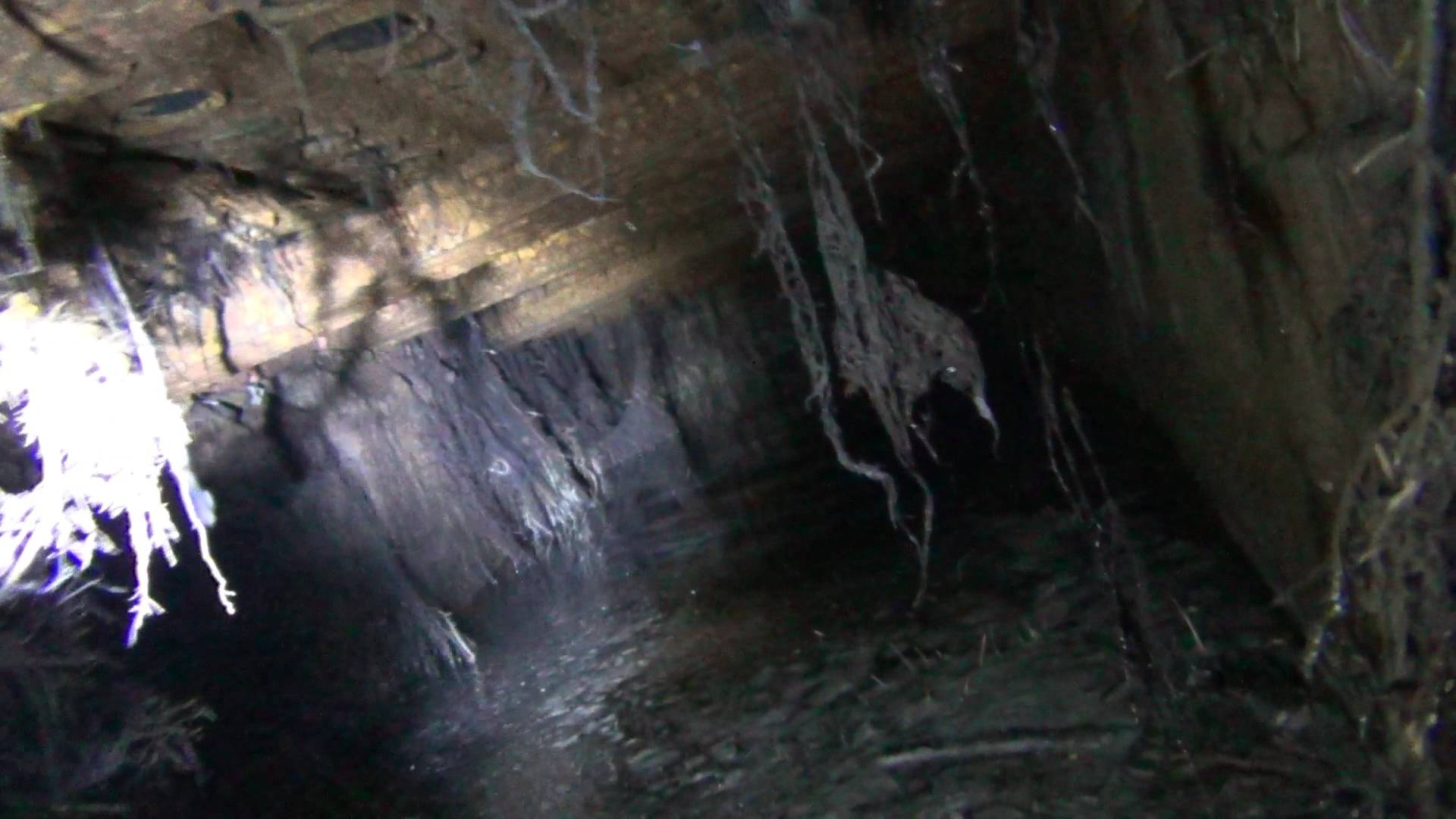 Раскопал жуткий затопленный подвал! Залез туда, а там и рельсы и медный кабель!! смотреть онлайн