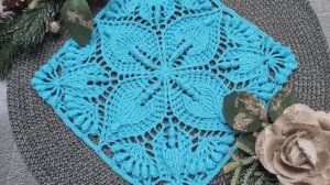 Салфетка ✨ Мотив ✨ Декор ✨ Часть 1 - (1 - 10 ряд) ✨