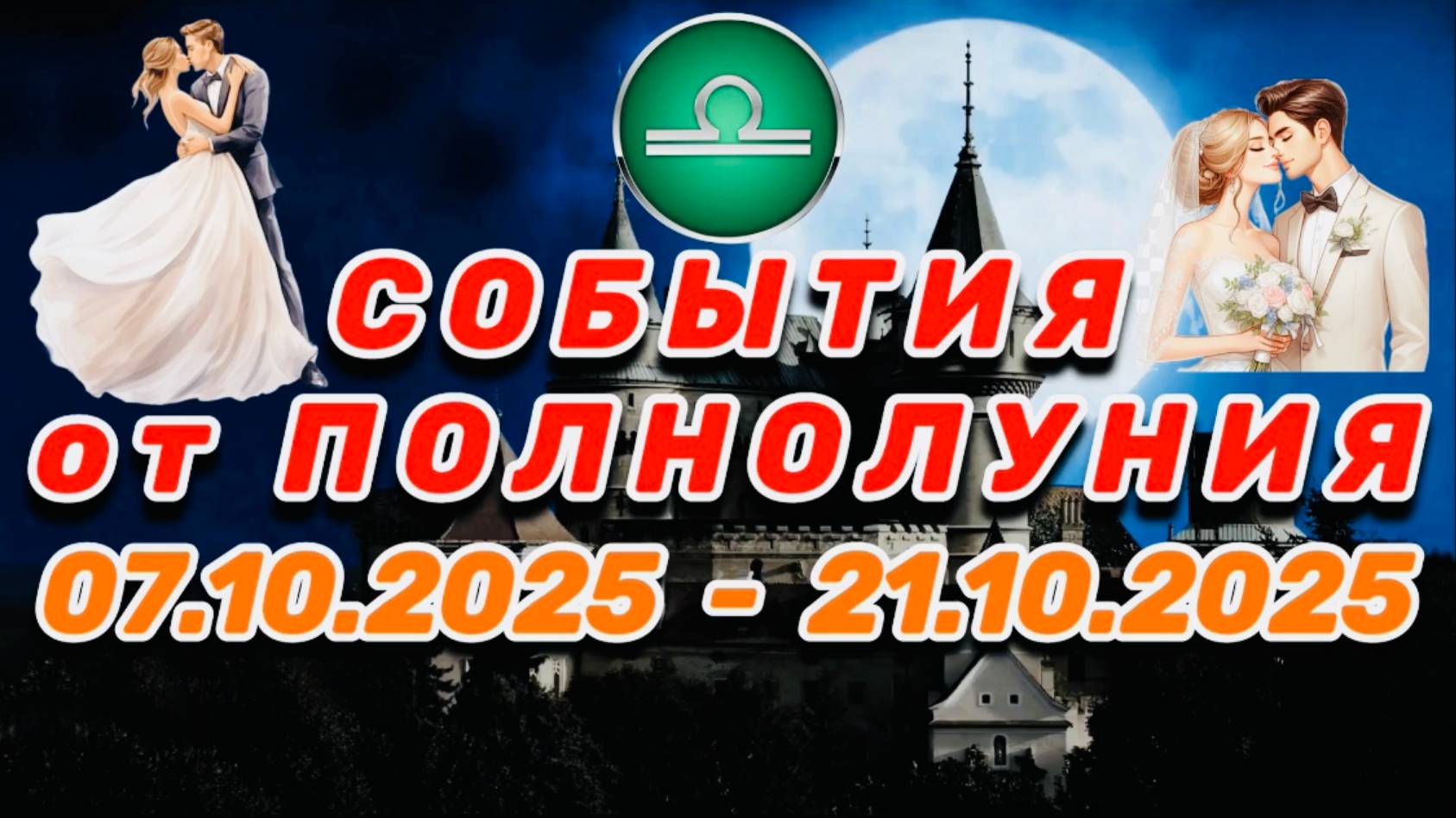 ВЕСЫ: "СОБЫТИЯ от ПОЛНОЛУНИЯ с 7 по 21 ОКТЯБРЯ 2025 года"!!! смотреть онлайн