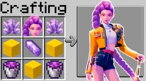 КАК СКРАФТИТЬ РУМИ ИЗ КПОП ОХОТНИЦЫ НА ДЕМОНОВ В МАЙНКРАФТ DEMON HUNTERS