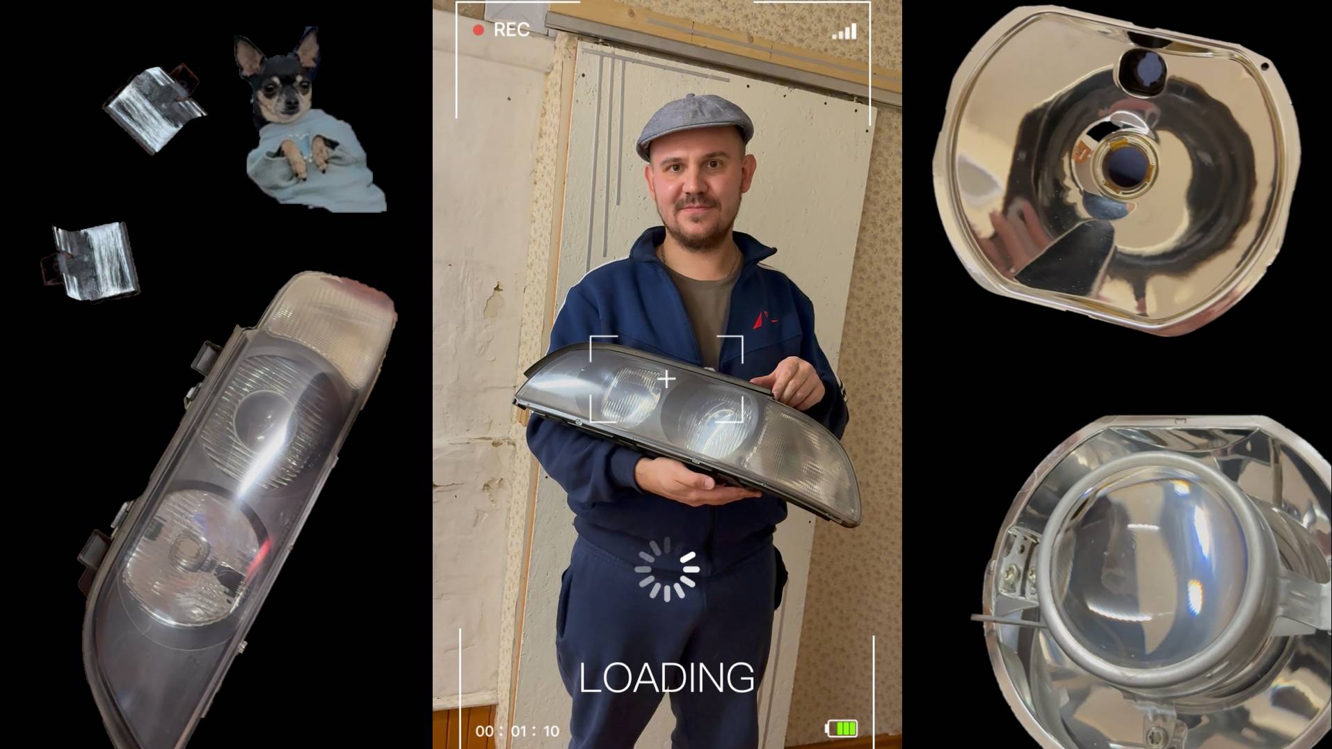 Деревенская разборка 4. Фары собраны!