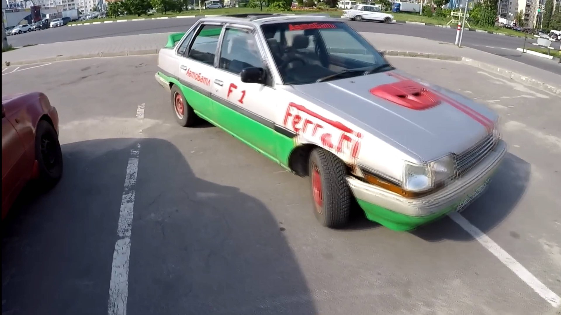 Феррари кабриолет за 3 тыс. рублей и как поведет себя автомат на перетягивании канатов???