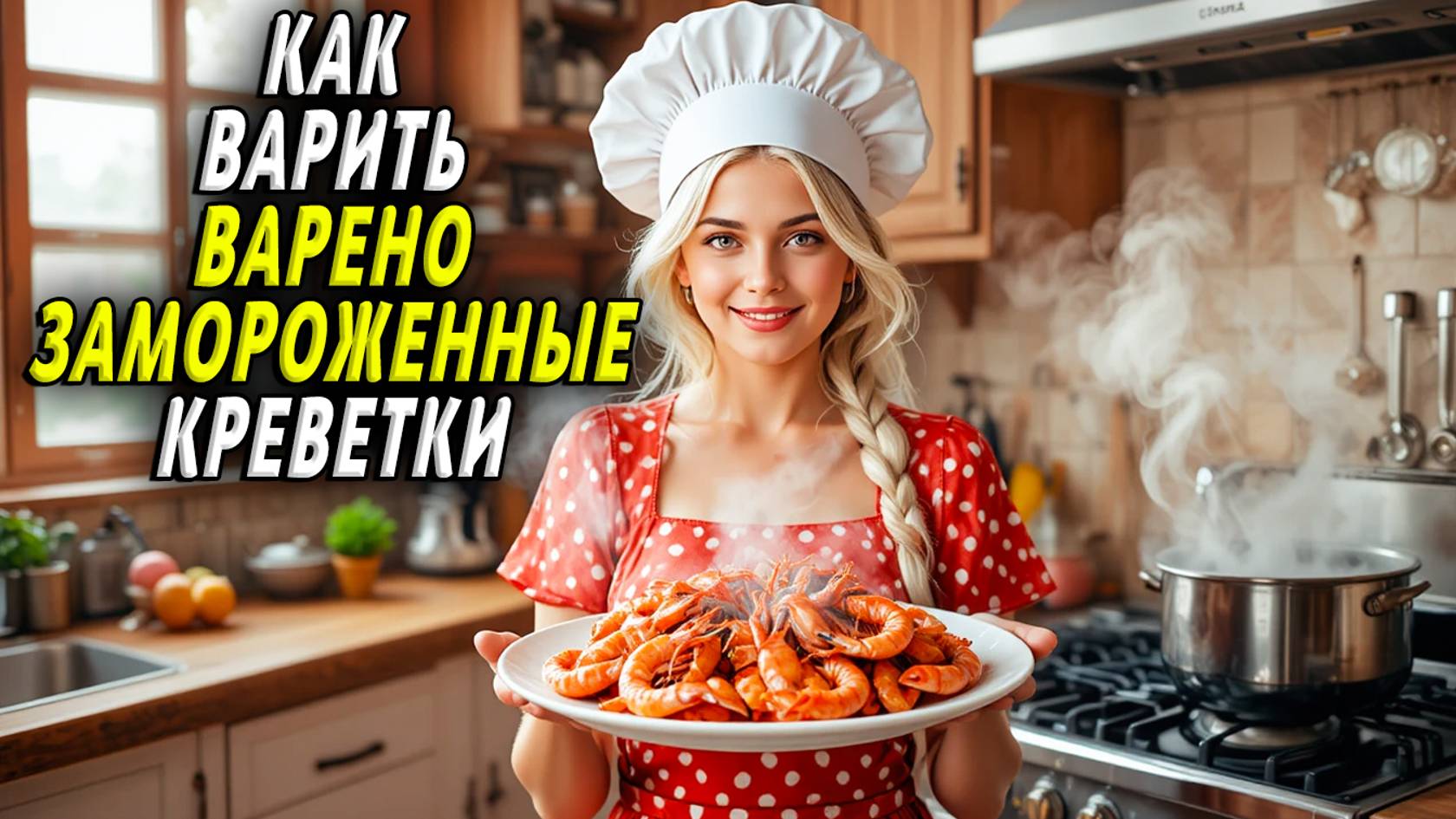 Как варить варено замороженные креветки смотреть онлайн