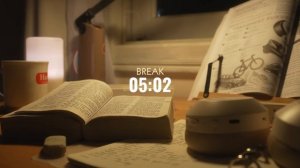 2 часа STUDY WITH ME ｜ Ambient ver.🌿, Rain Sounds 🌧️｜ Pomodoro 50-10 ｜ Late night🌙🌸