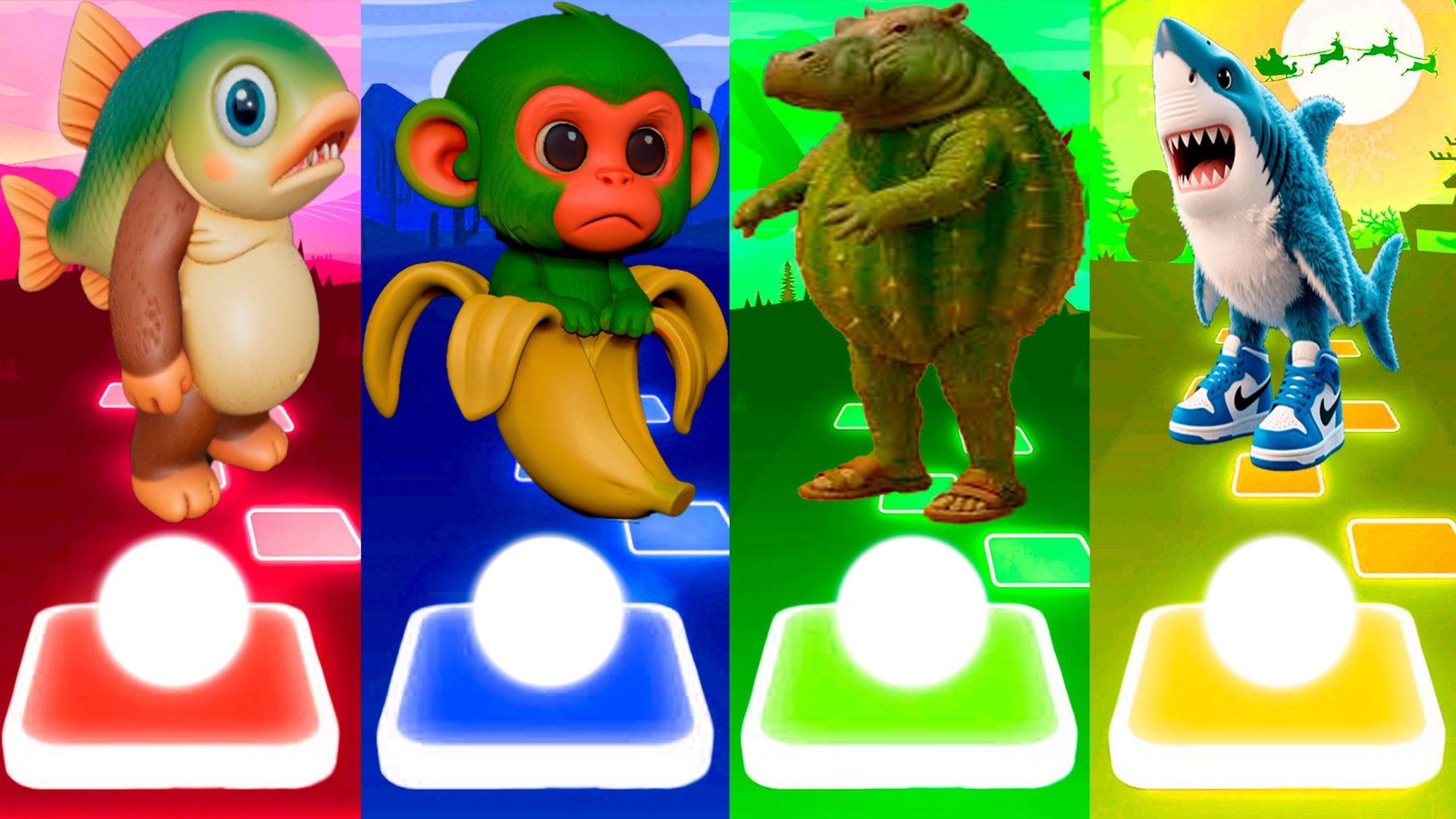 ТРИПИ ТРОПИ 🆚 ШИМПАНЗИНИ БАНАНИНИ 🆚 ИЛЬ КАКТО ХИППОПОТАМО 🆚 ТРАЛАЛЕРО ТРАЛАЛА | Tiles №238 смотреть онлайн