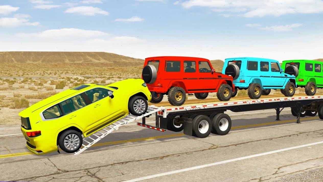 Мультики про яркие машинки. Грузовик МакКуин с яркими машинками. Смотреть онлайн для детей. смотреть онлайн